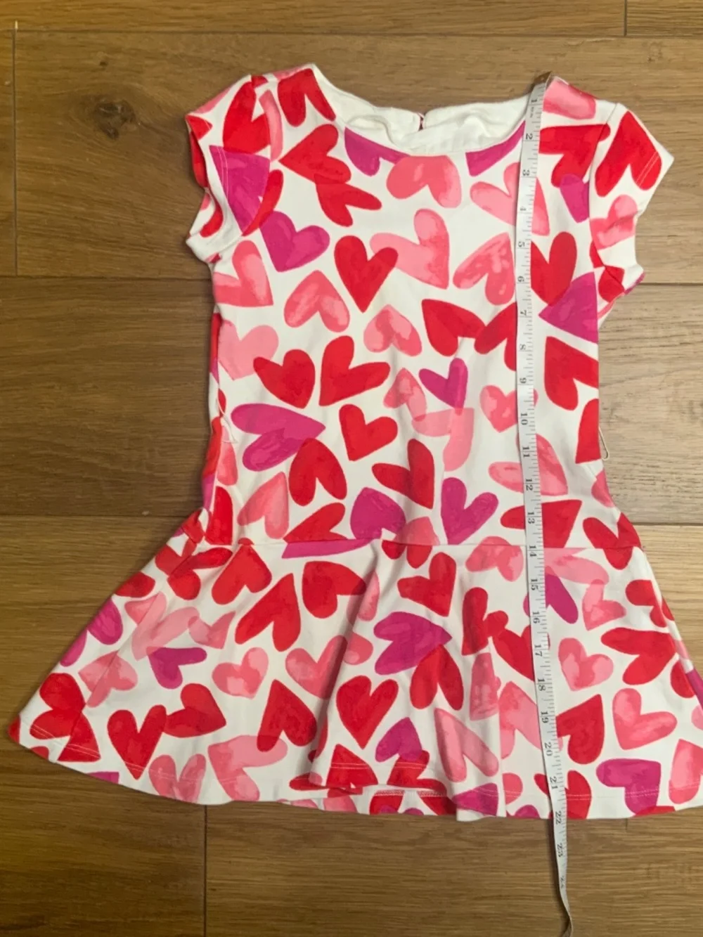 Gymboree Pink, Purple and Red Hearts Dress Size 6